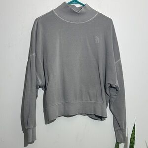 The North Face Women's Light Gray Sweatshirt